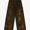 Vintage Mud-Dyed Wash Deconstructed Patchwork Jeans - Copper / L