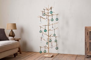 nkuku Mala Base Jute Tree | Christmas Decorations | Extra Large | Natural