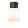 Hazel Alabaster Natural Brass Flush Mount