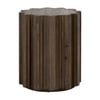 Roma Drift Brown Pine Accent Table