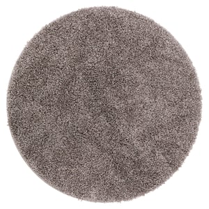 My Rug - Mocha Fleck Washable Rug - 100cm Dia Circle