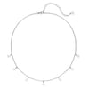 Delicate Star Necklace Silver