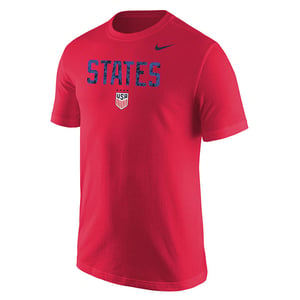 Men's Nike USWNT States Red Tee / 2X