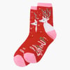 Women's Lighten Up Deer Crew Socks