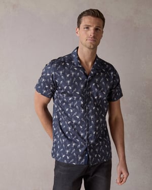 Flight Of Fancy Open Collar Shirt
