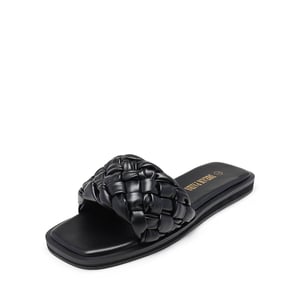 DREAM PAIRS Open Toe Slide Flat Sandals