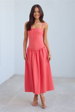 Sunset Seduction Maxi Dress Watermelon