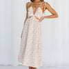 Simple And Sweet Midi Dress Orange