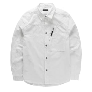 Left Hand Zip Pocket Shirt Off White