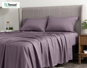 QE Home 350TC BeechBliss TENCEL™ Modal Sheet Set in Purple Haze, King
