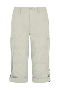 Weird Fish Salena 3/4 Length Trousers Oyster Size 16