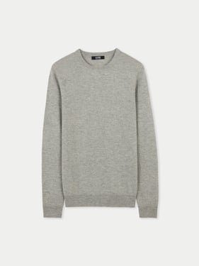 Essential Cashmere Crewneck Sweater - 2XL / dawn blue / WK01-828
