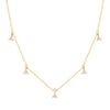 Trinity Charm Necklace Sterling Silver