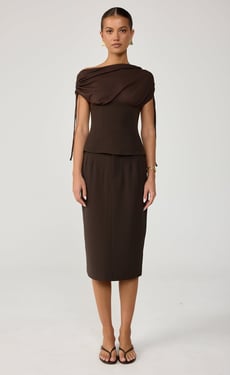 Georgette Corset (Chocolate) - US 4
