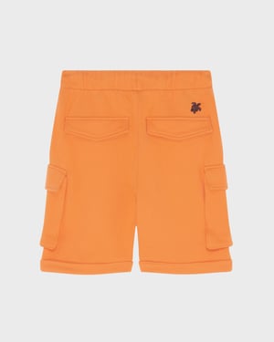 Vilebrequin - Boys Organic Cotton Cargo Bermuda Shorts - Bermuda - Gate - Orange - Size 14