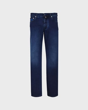 Vilebrequin - Men 5-pockets Denim Pants Mosaïque - Jeans - Gbetta18 - Blue - Size 33