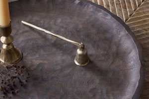 nkuku Jyoti Candle Snuffer | Candles Holders & Lanterns | One Size | Antique Brass