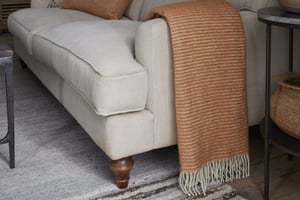 nkuku Ilaa Wool Throw | Textiles | One Size | Sand