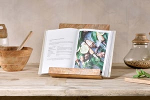nkuku Imsa Book Stand | Kitchen & Dining Accessories | One Size | Natural