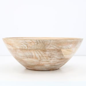 14" Mango Wood Bowl