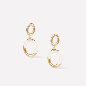 Time Ripples Round Earrings
