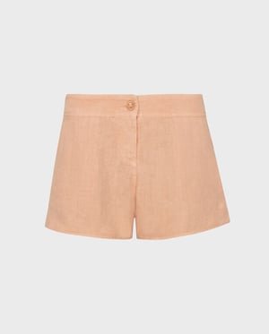 Vilebrequin - Women Linen Bermuda Shorts - Bermuda - Loise - Pink - Size XL
