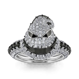 Jeulia "The King of Bug Day" Sterling Silver Ring