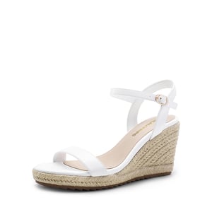 DREAM PAIRS Round Toe Non Slip Wedge Heels