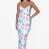 Based On You Mesh Maxi Dress Multi