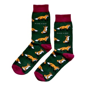 Save the Foxes Bamboo Socks | UK Adult 4-7