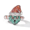 Jeulia Christmas Monster Inspired Sterling Silver Ring