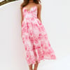 Don't Hold Back Midi Dress Pink