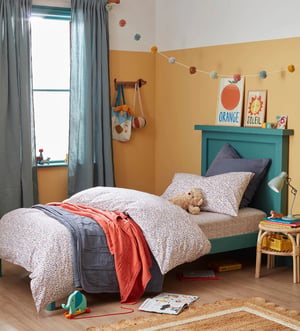 Frankie 100% Organic Cotton Single Fitted Sheet