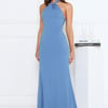 Sparkalina Halter Maxi Dress Blue