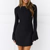 Without Limits Mesh Mini Dress Black