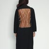 Party Back Coat - Gold Sequin - Black