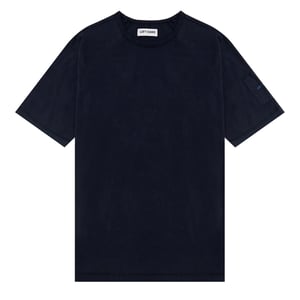 Left Hand Contrast Panel Tee Navy