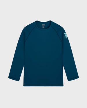 Vilebrequin - Men Uv Protection Long Sleeves Rashguard Solid - Rashguard - Regulary - Blue - Size S