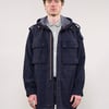 IMMORTAL Hooded Wool Parka in Windowpane Check