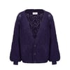 Wyre Cardigan in Damson