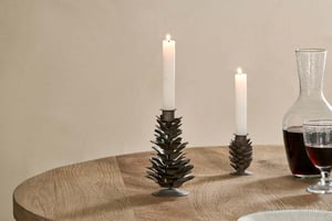 nkuku Elagalu Candle Holder | Christmas Decorations | One Size | Rust