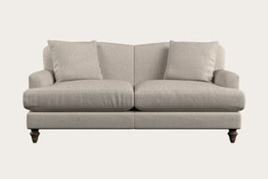 nkuku Deni Sofa | Make To Order | Medium | Brera Linen Charcoal