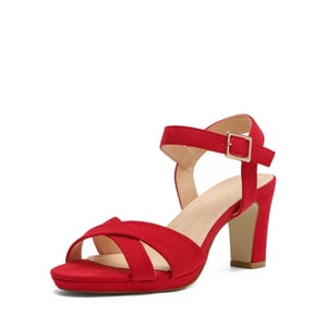 DREAM PAIRS Chunky Heel Ankle Strap Sandals
