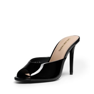 DREAM PAIRS Chic Open Toe Stiletto Mule Heels