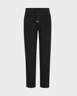 Vilebrequin - Men Comfort Linen Pants Solid - Pant - Pacha - Black - Size XL