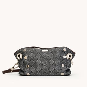 Hammitt Daniel Crossbody Clutch Diamond Marquee Silver Sml