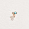 Bezel Set Trio Standard Stud
