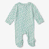 Summer Sunshine Baby Ruffle Neck Footed Sleeper