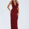 Lasting Luxuries Maxi Dress Wine