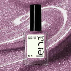 LENA Breathable & Water-Permeable Halal Nail Polish – Flash Effect – Millionaire Man-sion F5